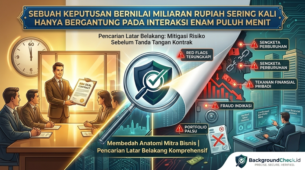 Sebuah Keputusan Bernilai Miliaran Rupiah Sering Kali Hanya Bergantung pada Interaksi Enam Puluh Menit