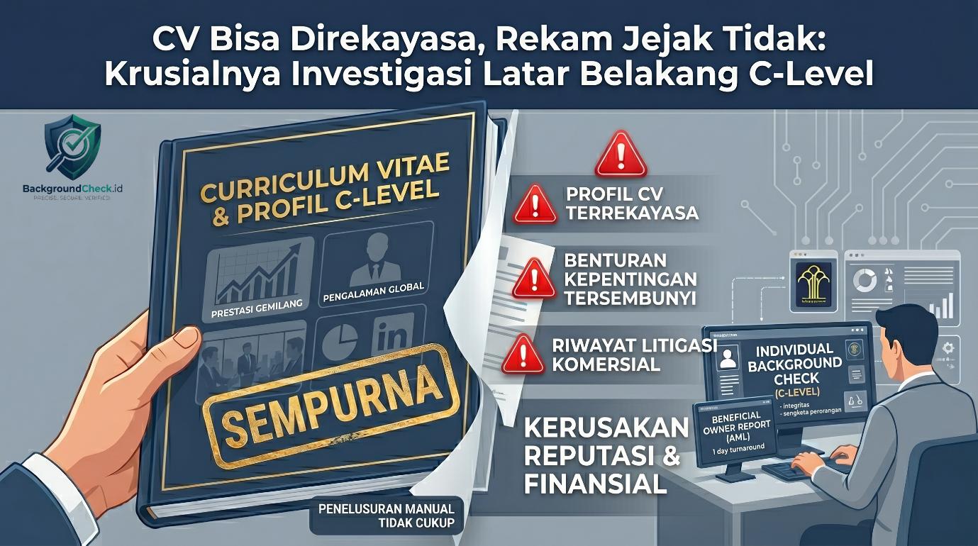 CV Bisa Direkayasa, Rekam Jejak Tidak: Krusialnya Investigasi Latar Belakang C-Level